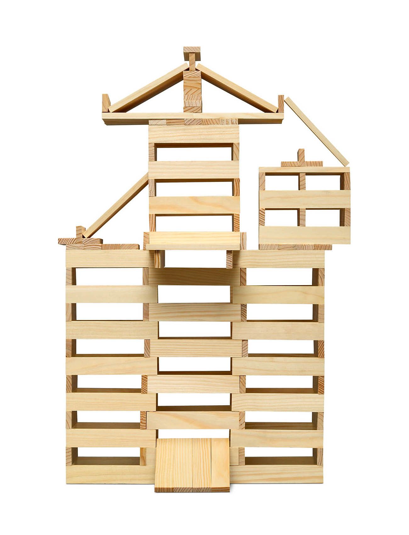 Byggstavar 200 St, Trävita Toys Building Sets & Blocks Building Blocks Multi/patterned Micki Leksaker