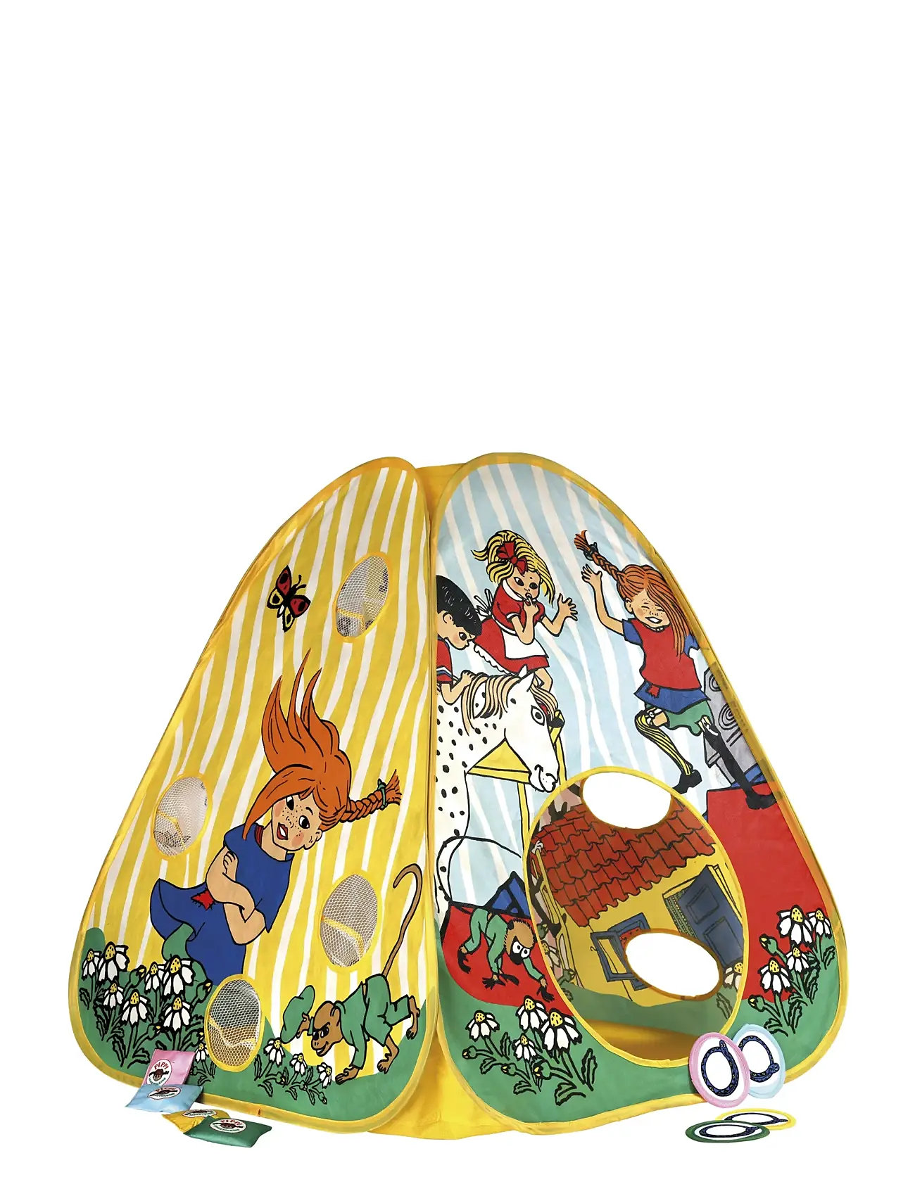 Pippi Aktivitetstält Pop-Up Toys Play Tents & Tunnels Play Tent Multi/patterned Micki Leksaker