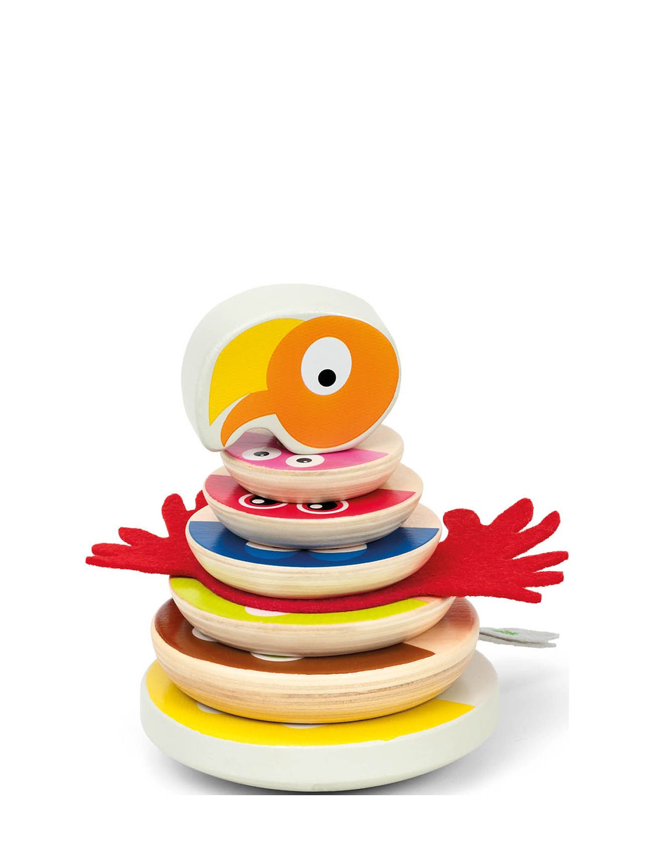 Babblarna Stapelleksak, Trä Toys Baby Toys Educational Toys Stackable Blocks Multi/patterned Babblarna