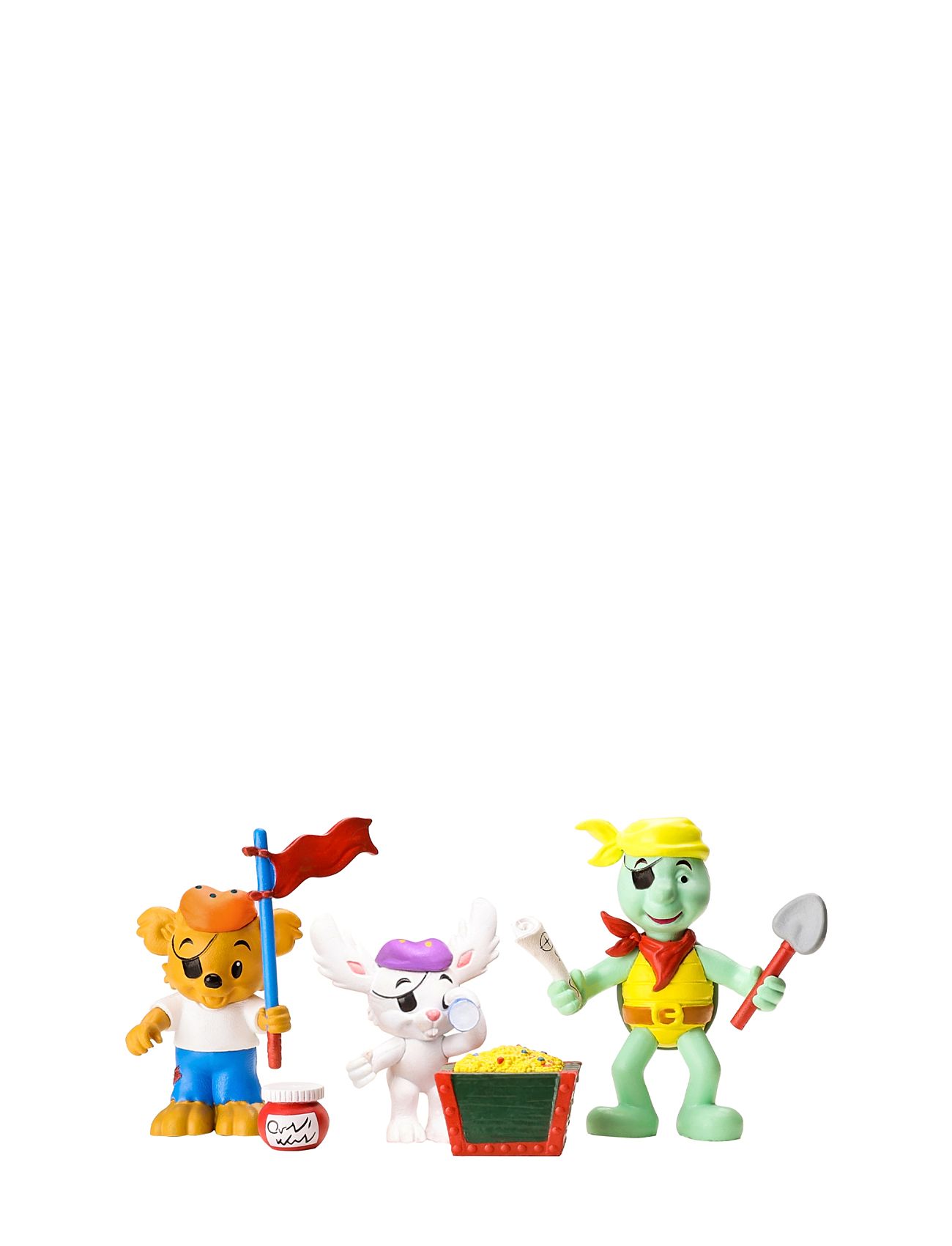 Bamse Figurset Sjörövare Toys Playsets & Action Figures Play Sets Multi/patterned Bamse