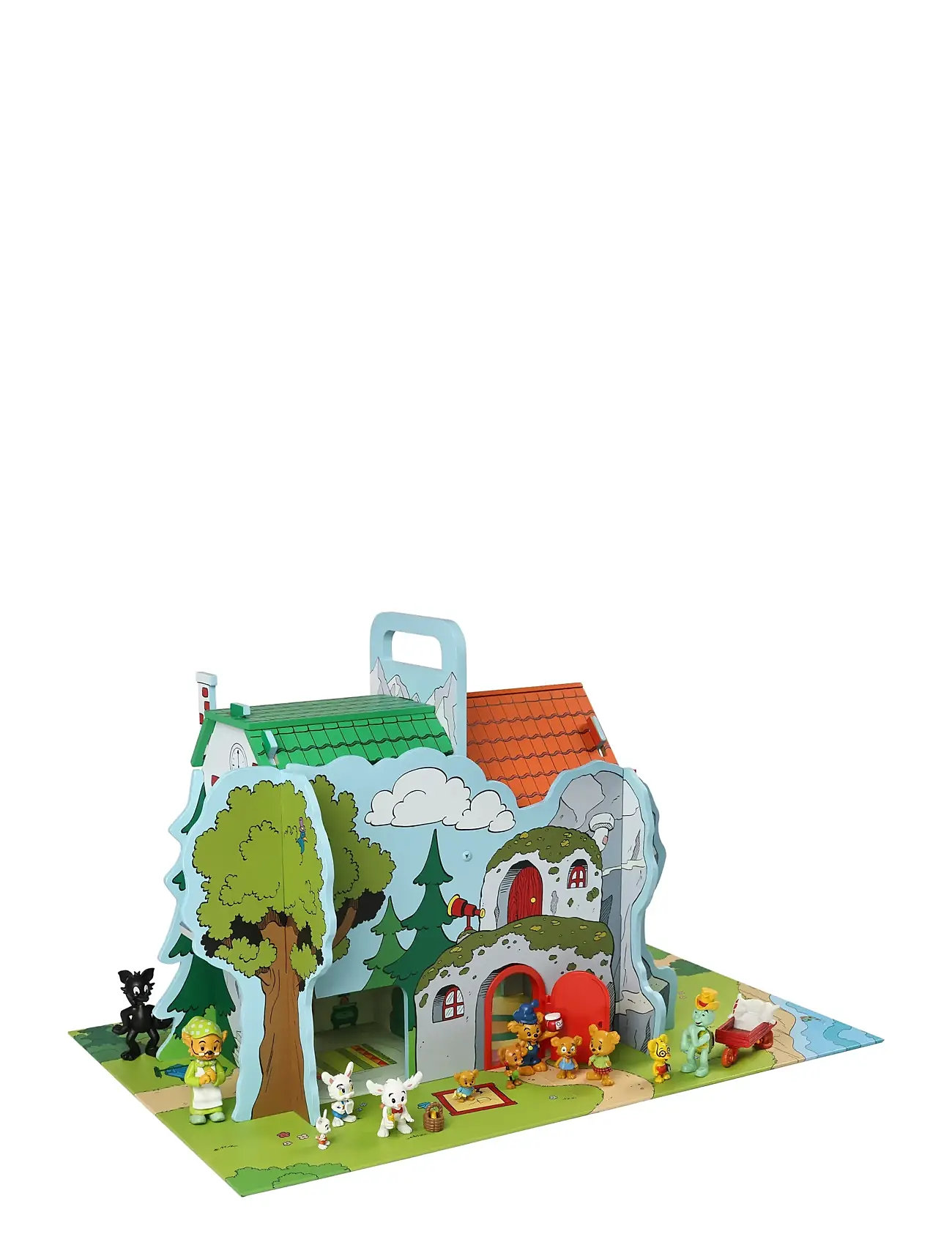Bamse Lekvärld Bamsebyn M. Lekplatta, One Size, Multi/patterned, Legesæt Og Actionfigurer > Legesæt, Børn