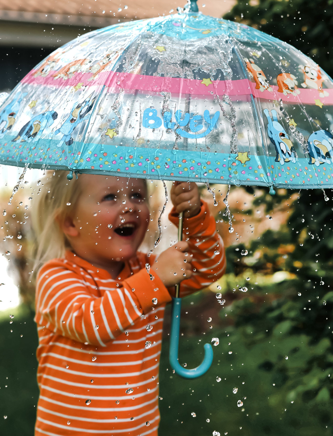 Bluey Bluey Barnparaply, One Size, Multi/patterned, Tilbehør > Paraplyer, Børn
