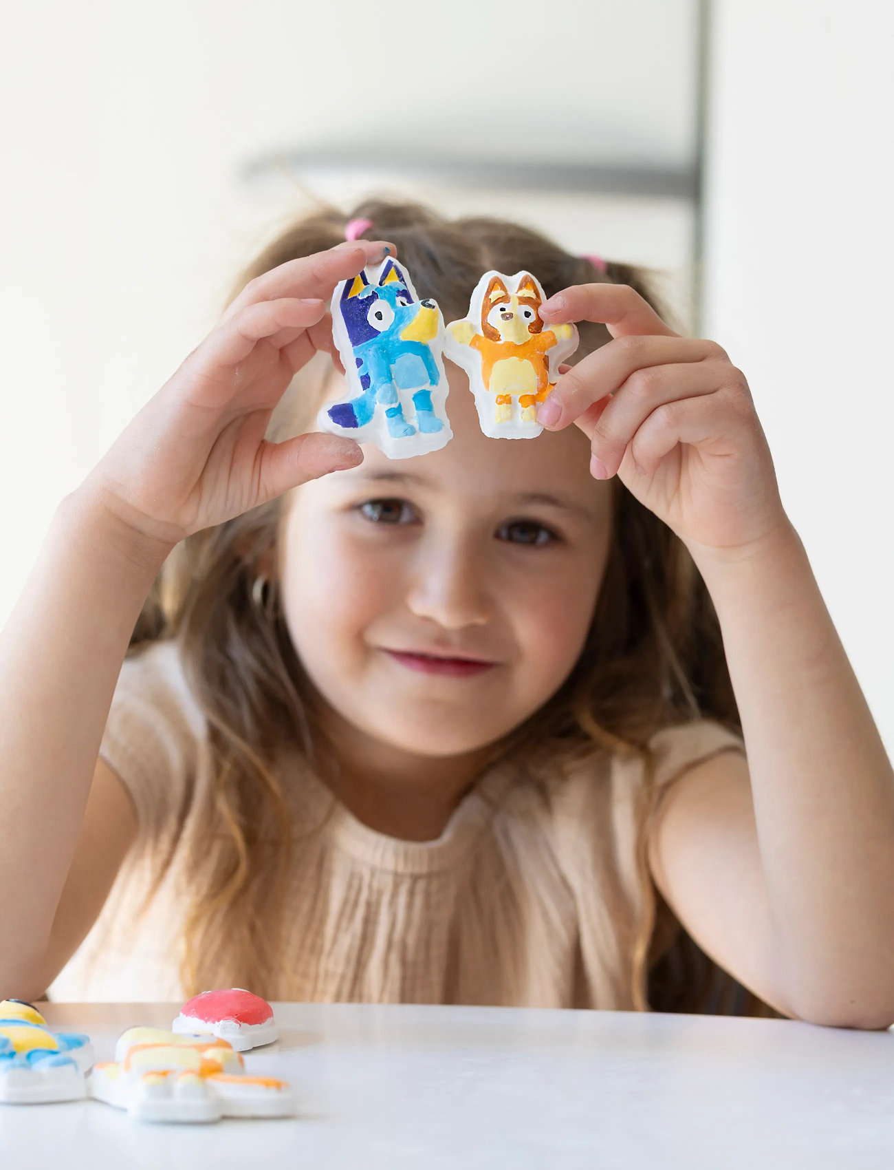 Micki Leksaker Bluey Gipsfigurer, One Size, Multi/patterned, Håndværk > Legemasse, Børn