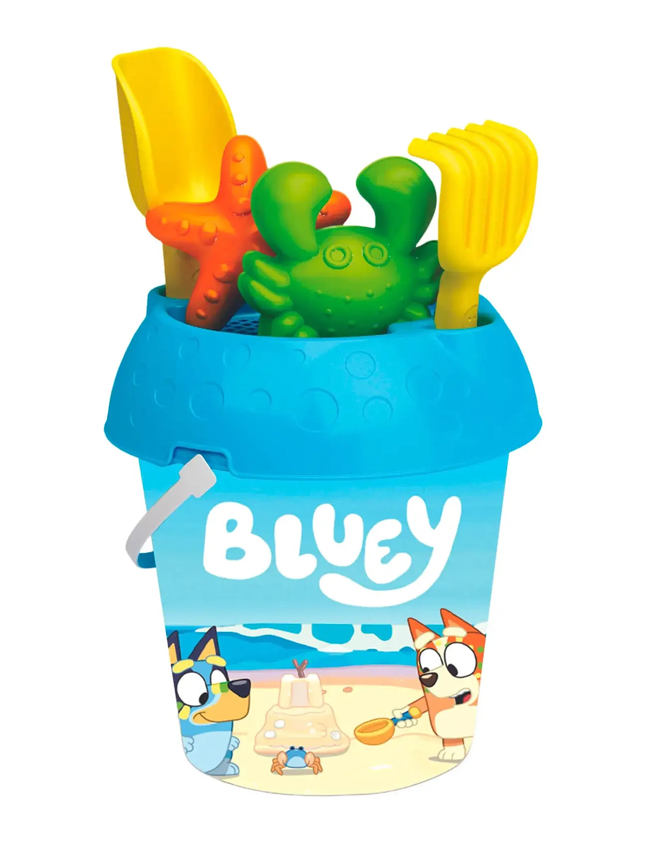 Bluey Sandleksak Hink Och Form Toys Outdoor Toys Garden Tools Multi/patterned Bluey