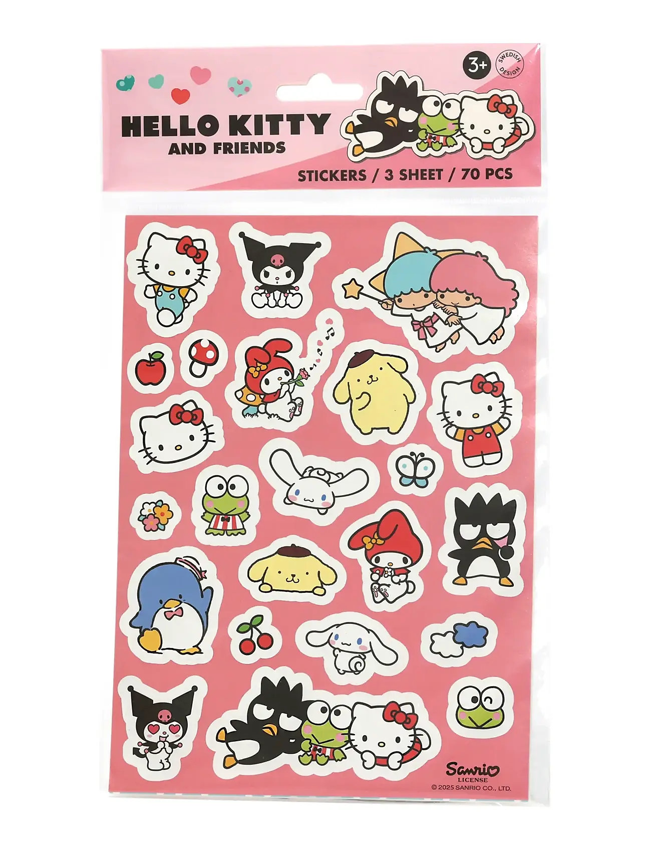 Hello Kitty Hello Kitty Klistermärken Multi/patterned