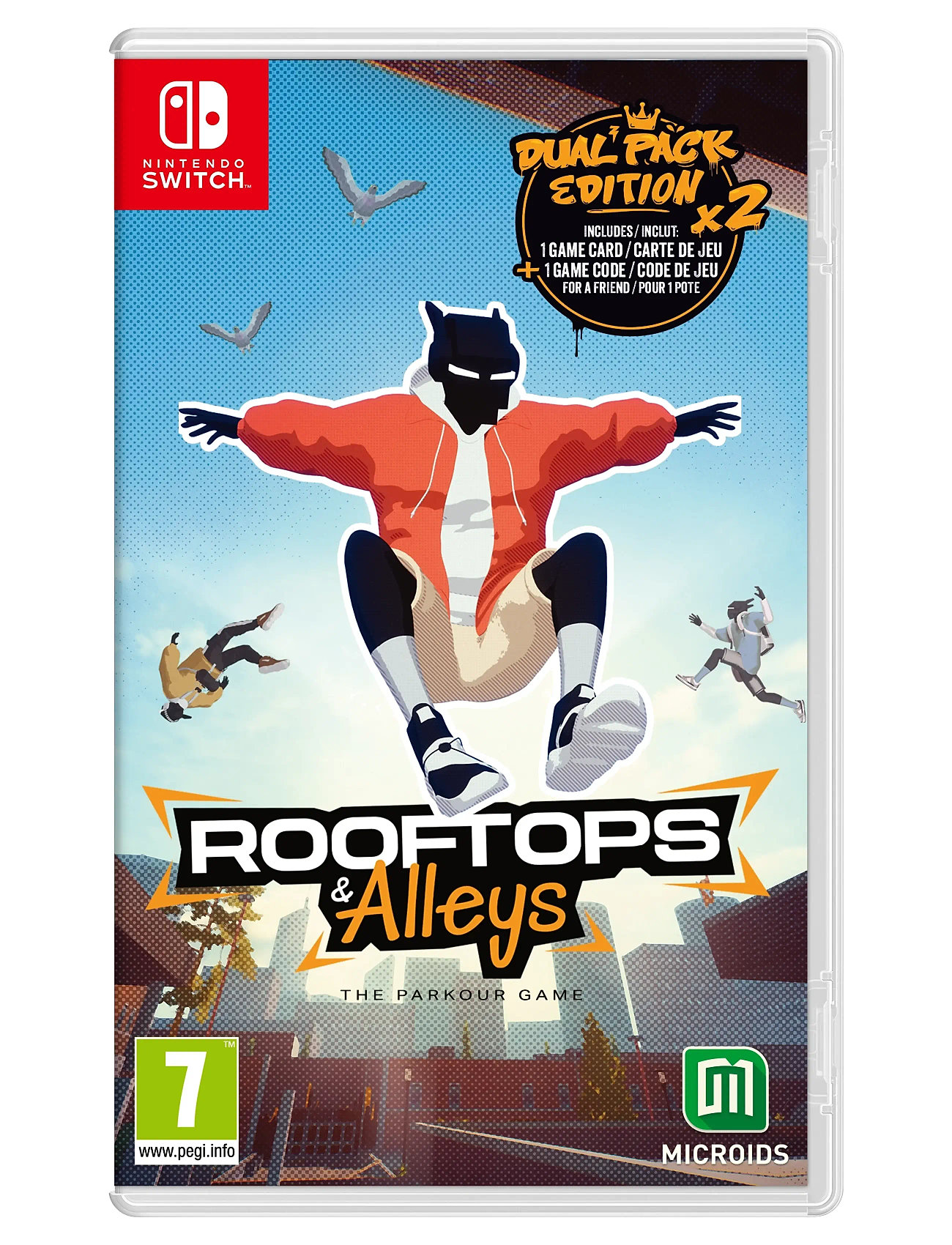 Microids Switch Rooftops & Alleys, One Size, Orange, Gaming > Games, Børn