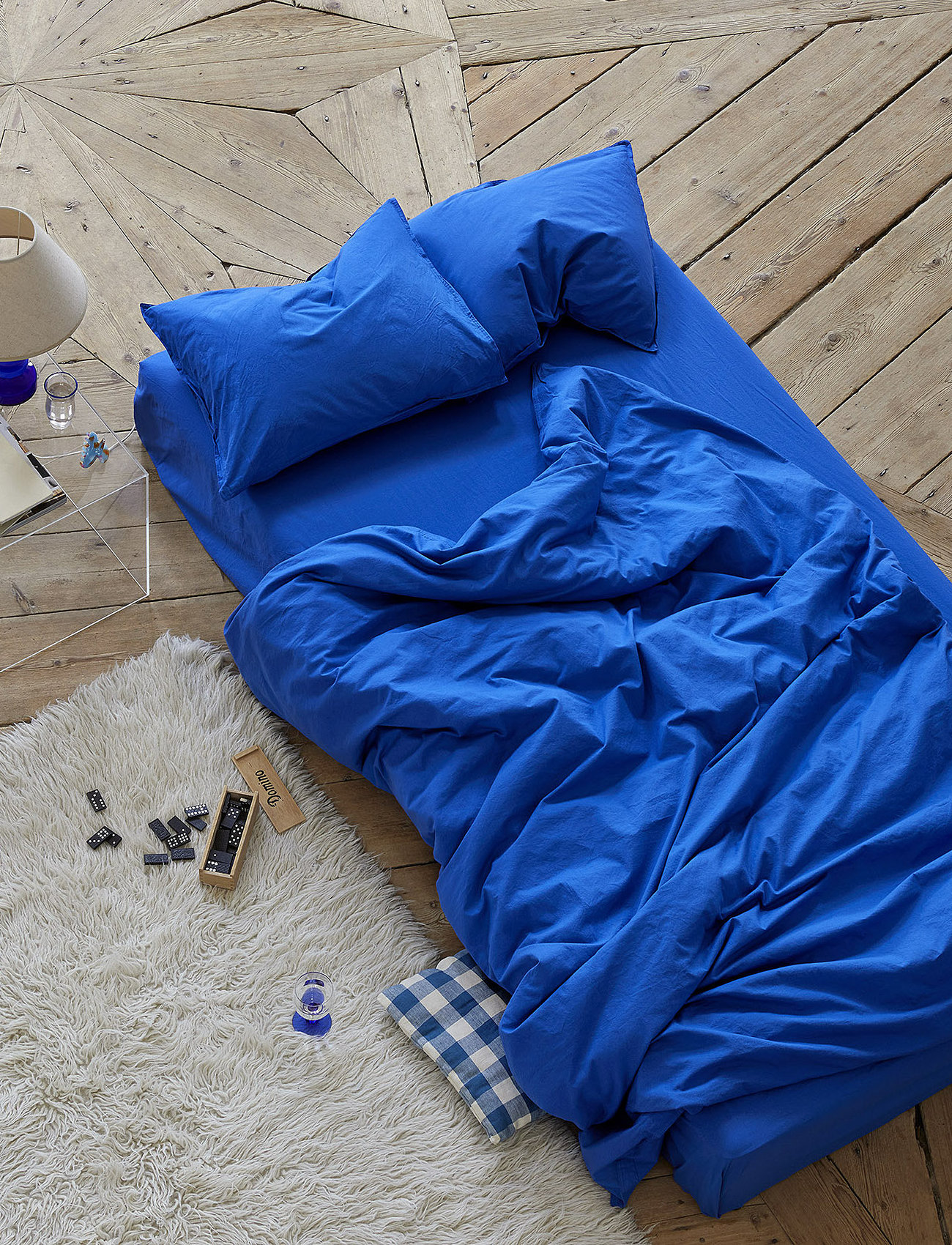 Midnatt Pillow Cover 2-Pack Siesta, 60X63 cm, Blue, Sengetekstiler > Pudebetræk, Unisex