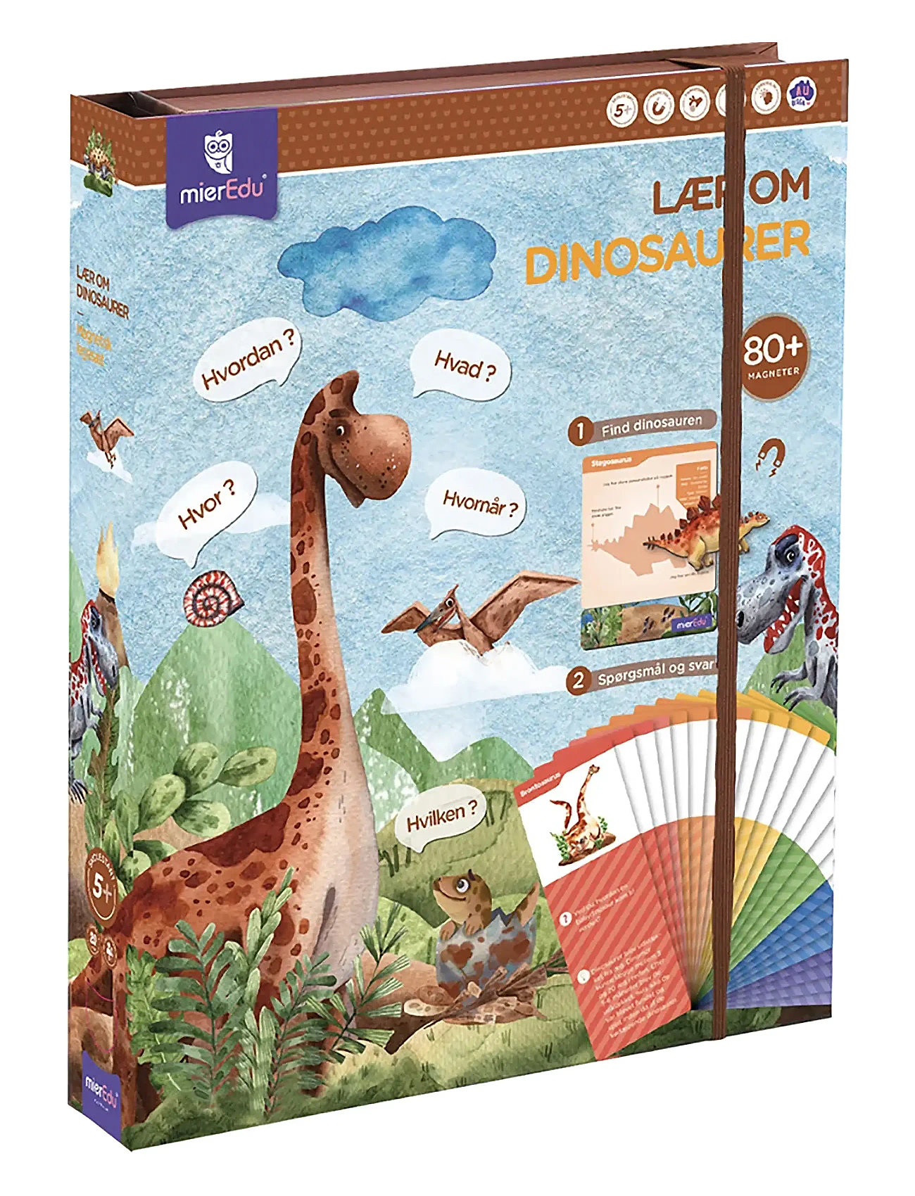 Magnetic Learning Box - All About Dinosaurs Toys Puzzles And Games Games Educational Games Multi/patterned MierEdu