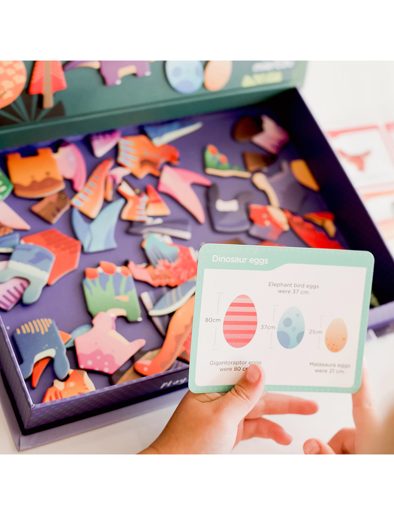 mierEdu Magnetic Art Case - Dino World, One Size, Multi/patterned, Legesæt Og Actionfigurer > Legesæt, Børn