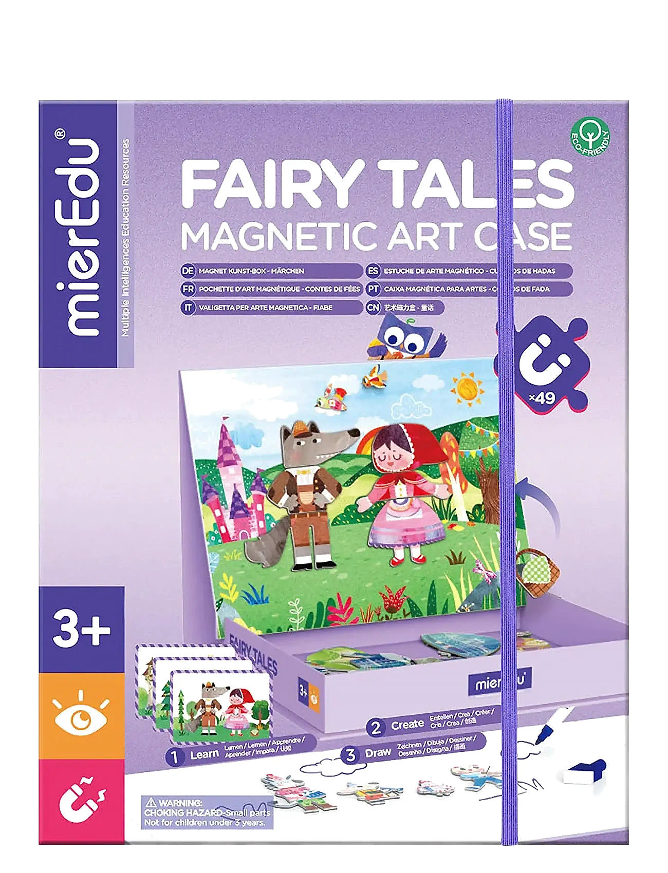 Magnetic Art Case - Fairytales Toys Creativity Drawing & Crafts Craft Craft Sets Multi/patterned MierEdu