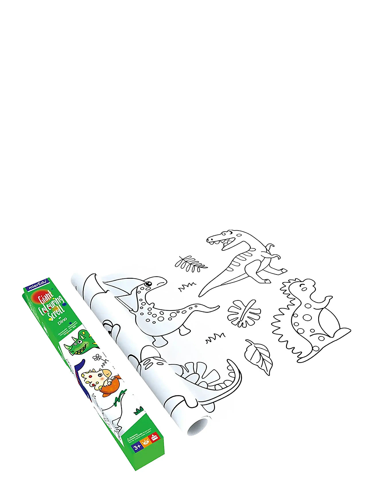 Giant Colouring Scroll - Dino Toys Creativity Drawing & Crafts Drawing Coloring & Craft Books Multi/patterned MierEdu