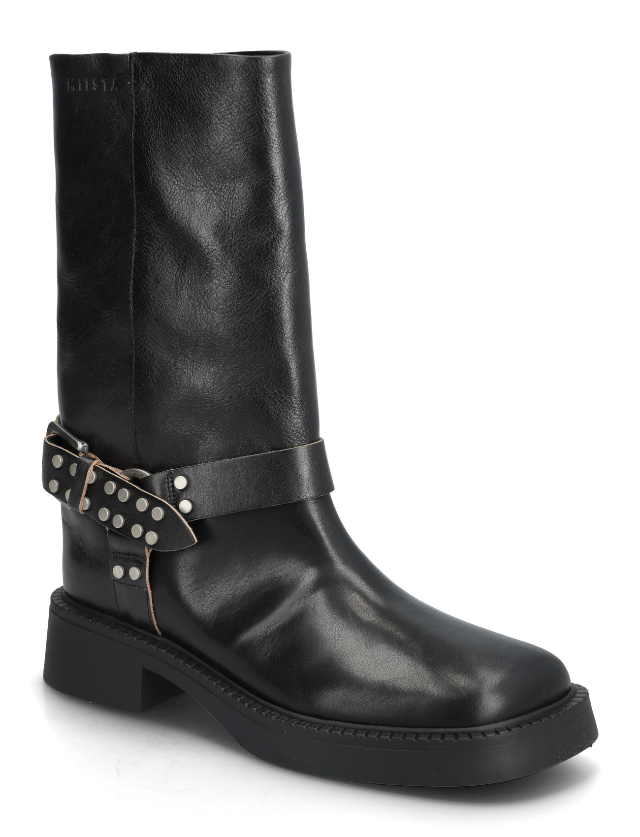 MIISTA Combat Ankle Boots, 40, Black, Ankelstøvler > Ankelstøvler Med Flad Hæl, Dame