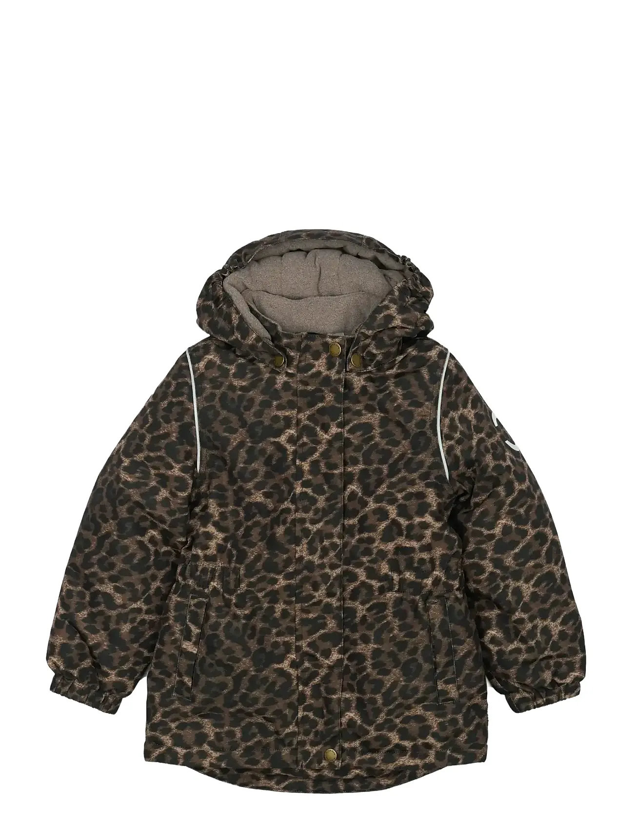 MIKK-LINE Winter Jacke Waist Aop Braun - 104 - Kinder