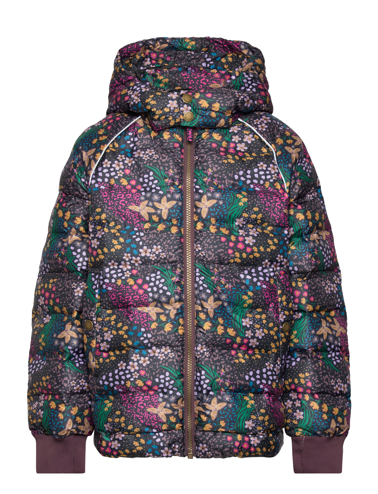 Puffer Jacket Aop Rec. Foret Jakke Multi/patterned Mikk-line