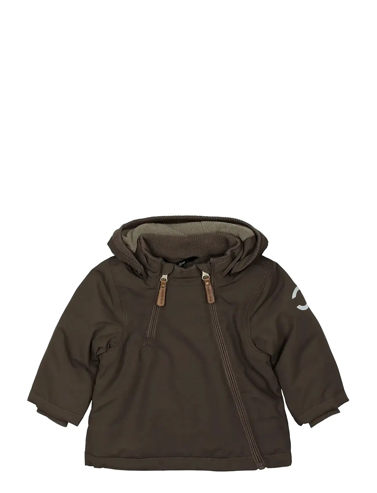 mikk-line Nylon Baby Jacket - Solid, 104, Brown, Jakker Og Frakker > Anorakker, Børn