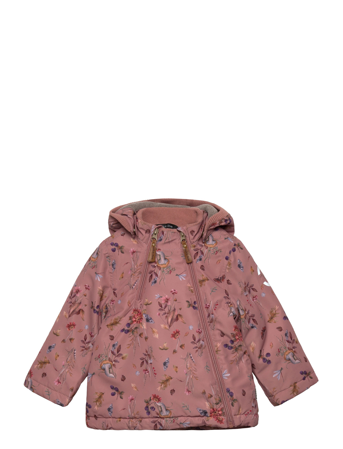 MIKK-LINE Polyester Baby Jacke - Aop Pink - 74 - Kinder