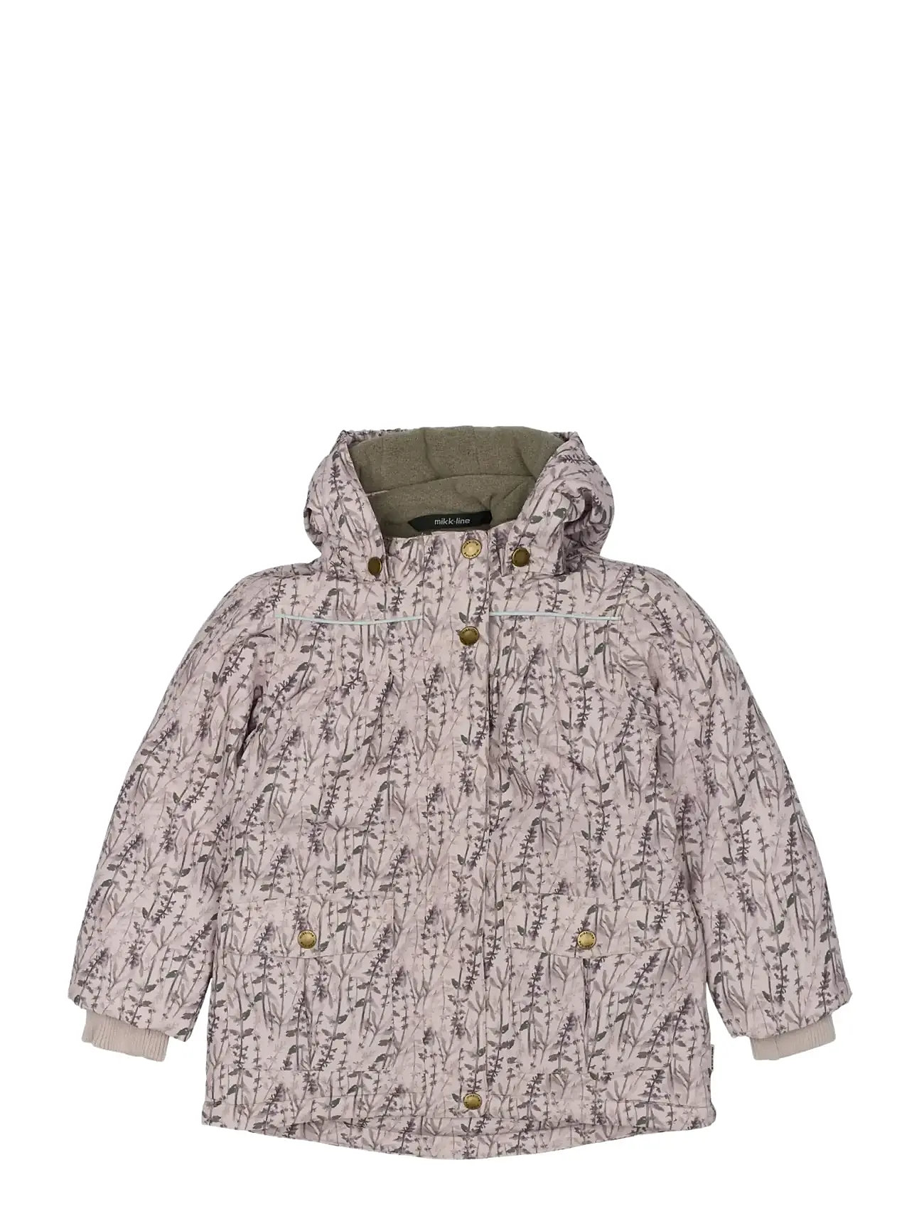MIKK-LINE Polyester Jacke - Aop Floral Patterned - 92 - Kinder