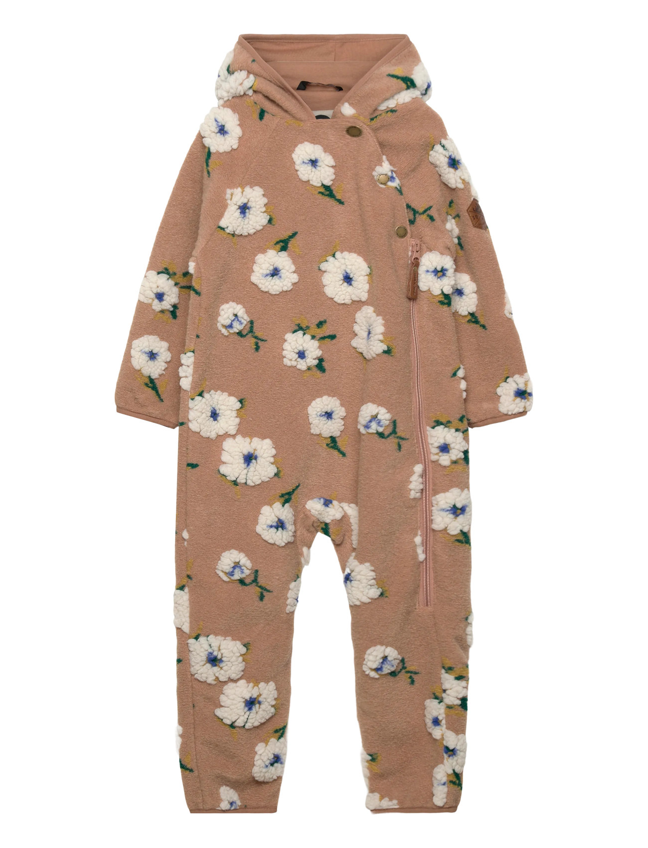 MIKK-LINE Teddy Anzug Ears Beige - 92 - Kinder
