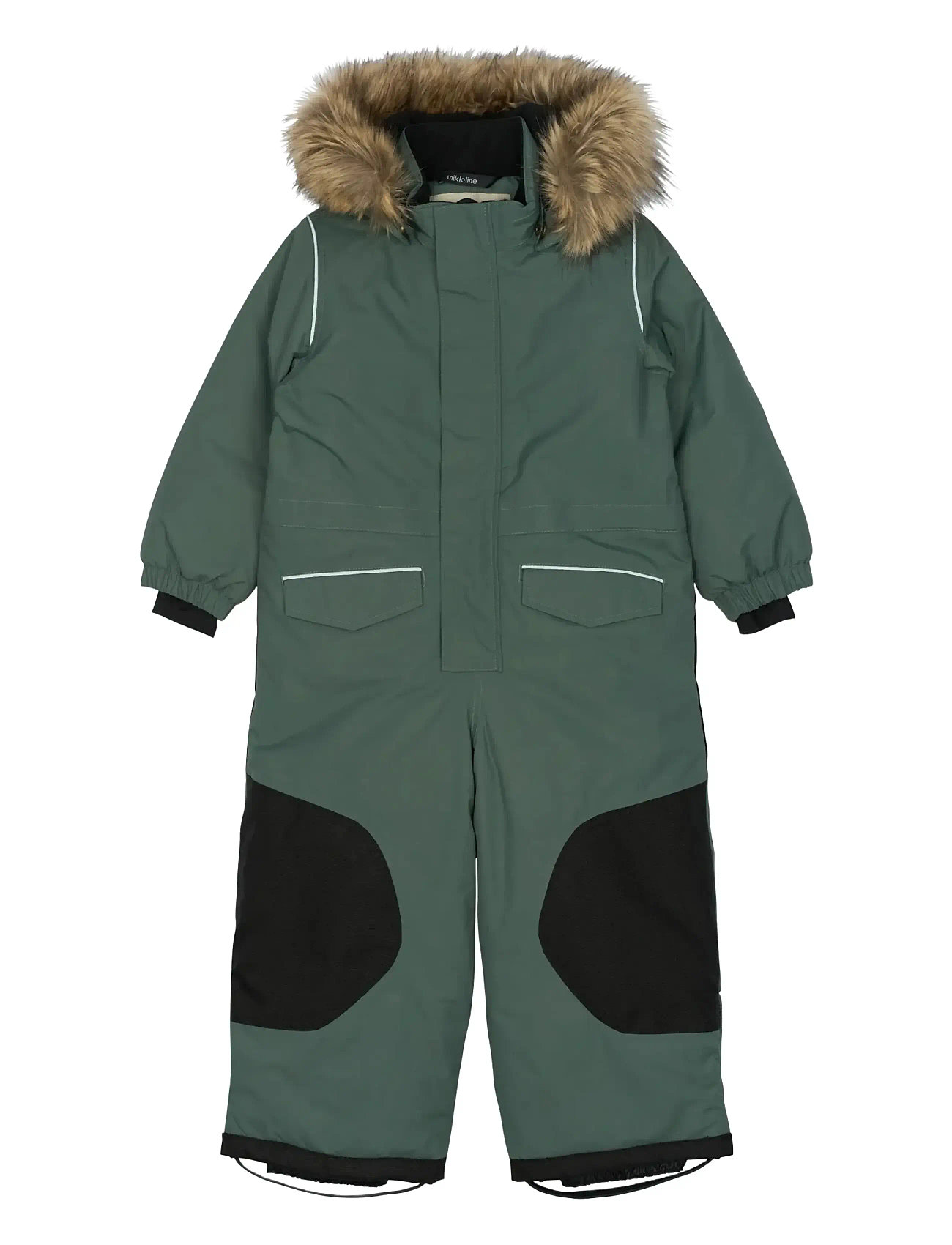 mikk-line Snow Suit Reinforcement, 86, Khaki green, Overalls > Overalls Og Sæt Til Sne-Ski, Børn