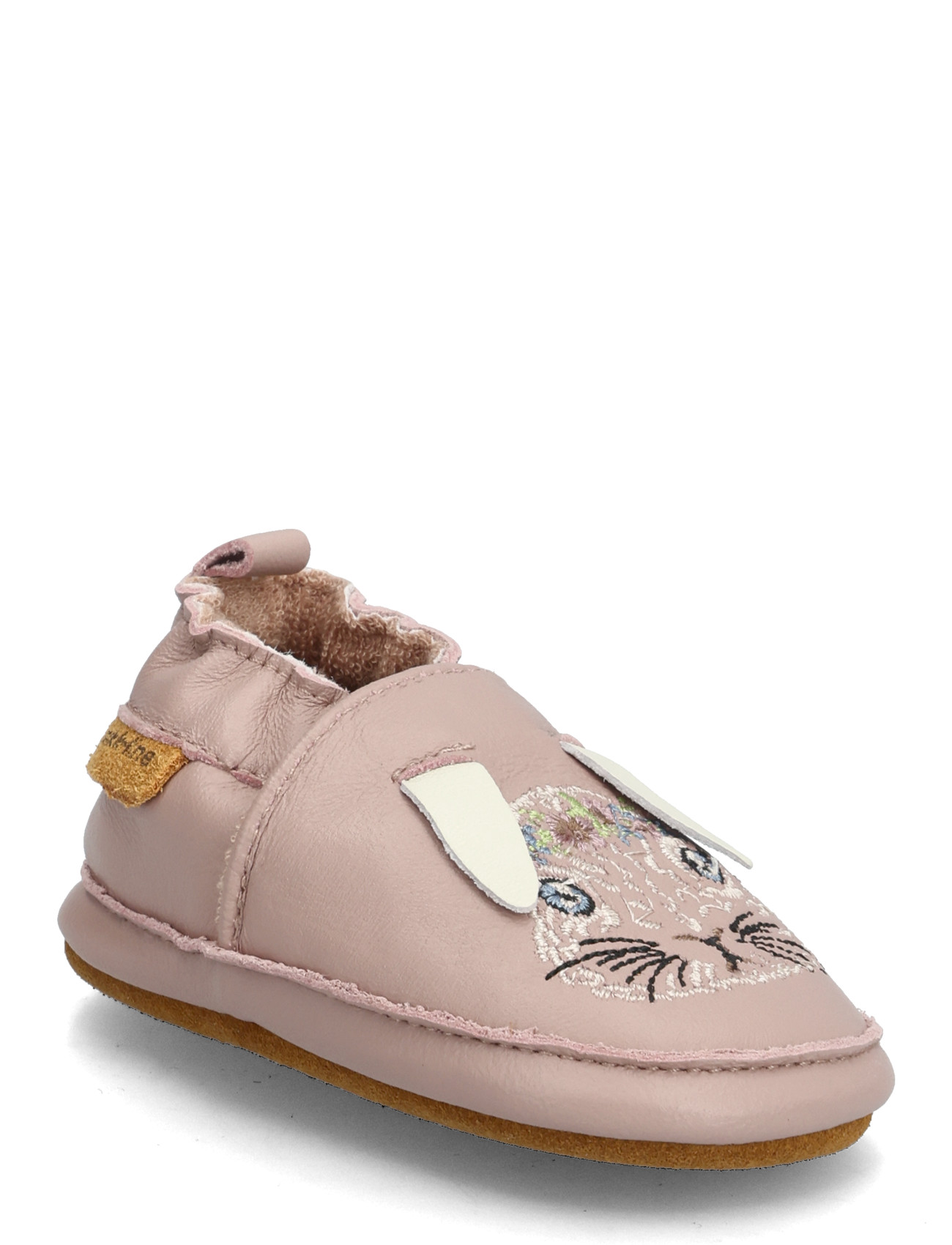 MIKK-LINE Leder Slipper - 3D Pink - 6-12M - Kinder