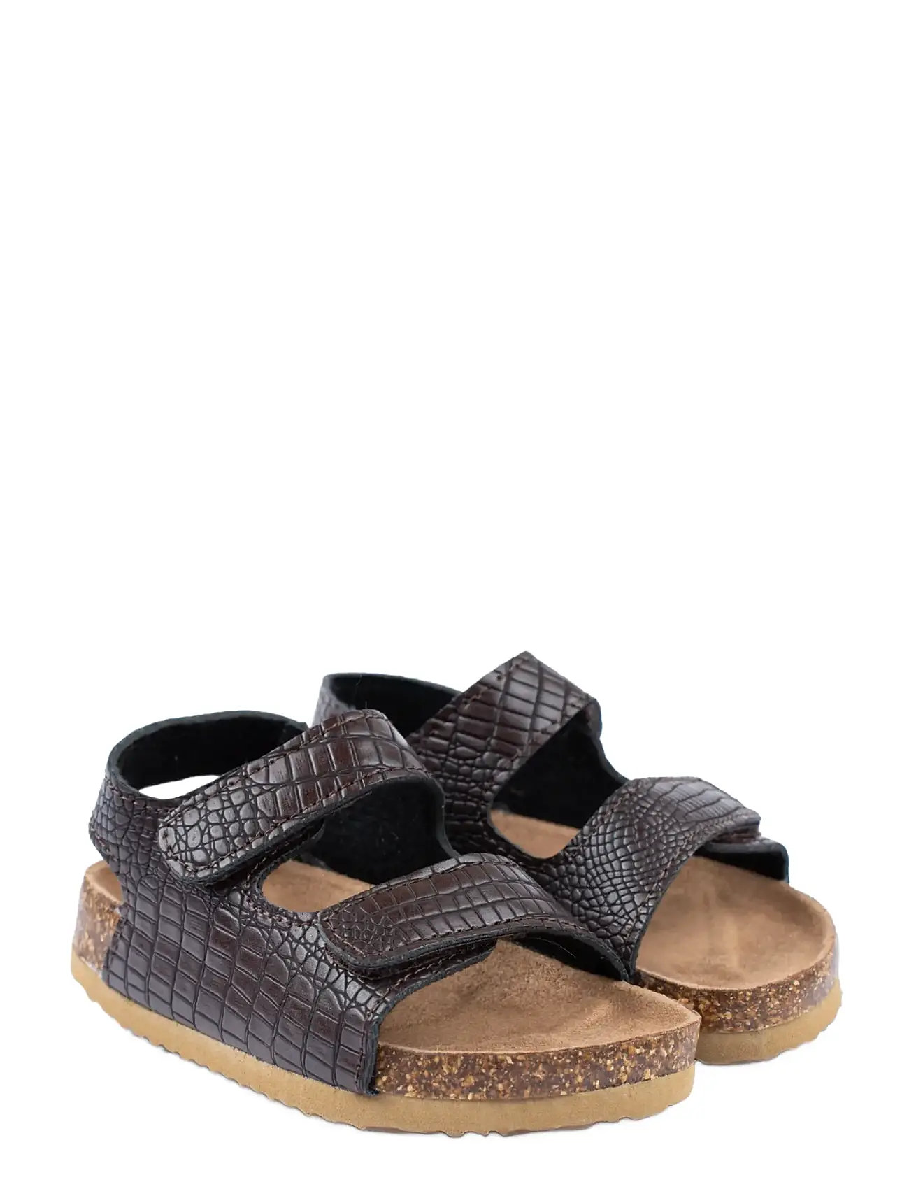 MIKK-LINE Sandale Texture Cork Braun - 34 - Kinder