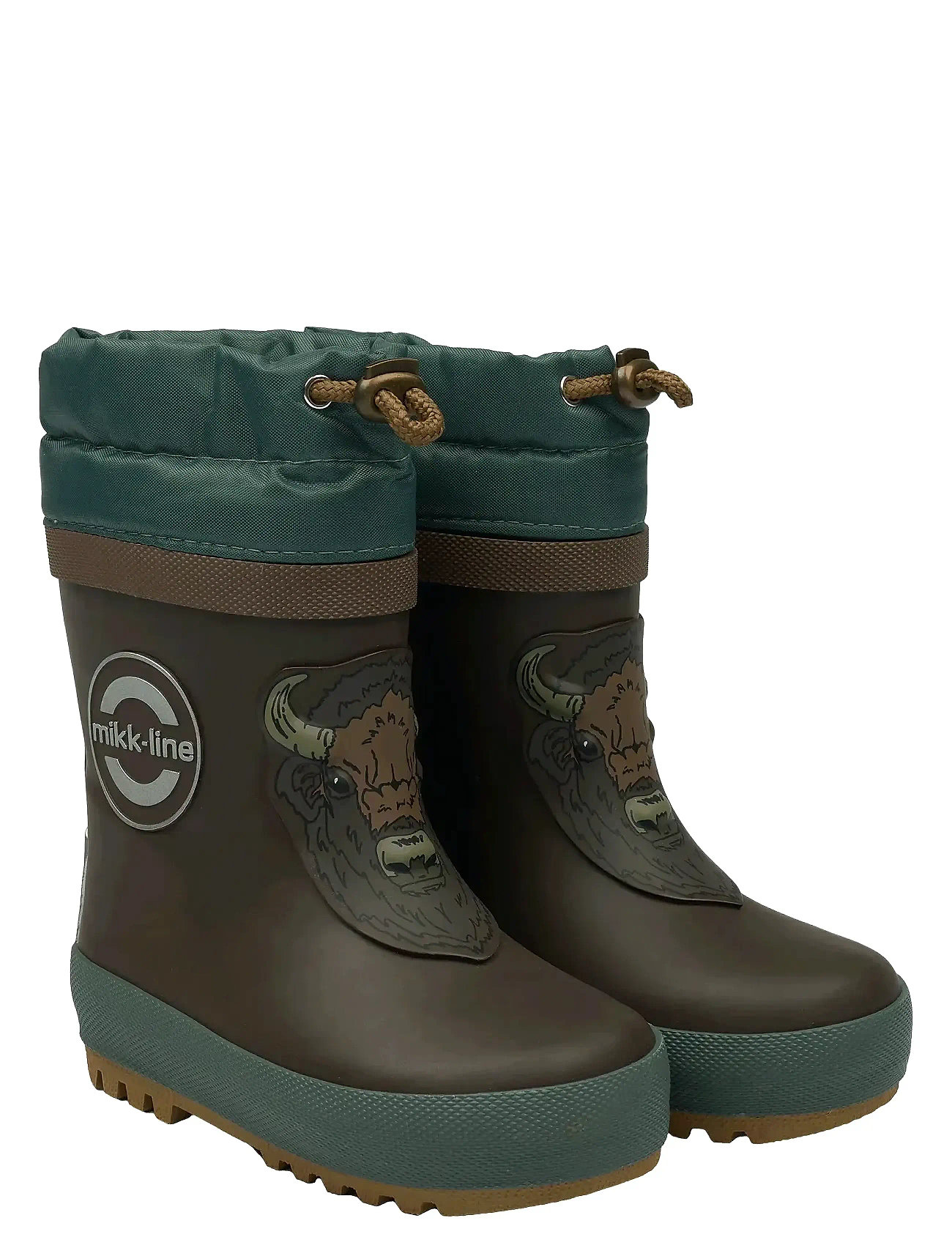 mikk-line Winter Wellies - 3D, 25, Green, Gummistøvler > Høje Gummistøvler, Børn