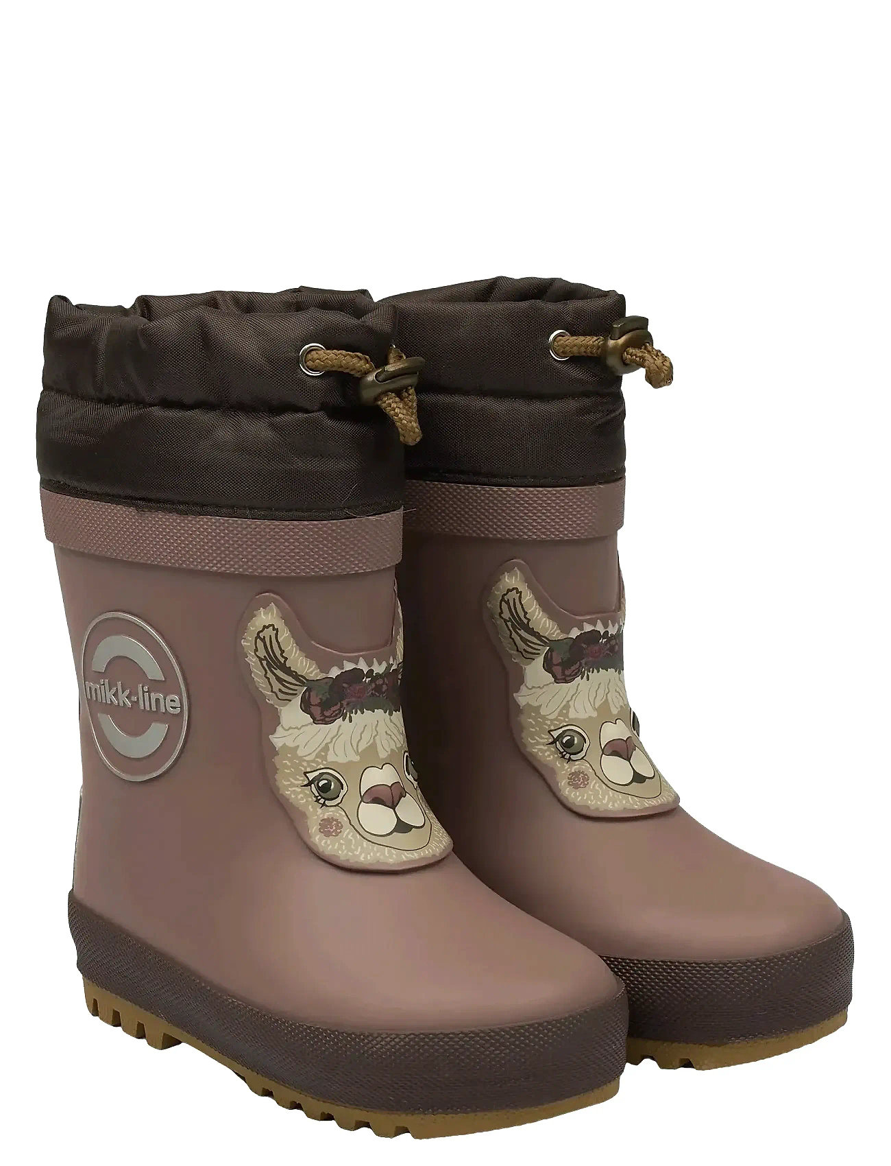 mikk-line Wellies Winter - 3D, 25, Brown, Gummistøvler > Høje Gummistøvler, Børn