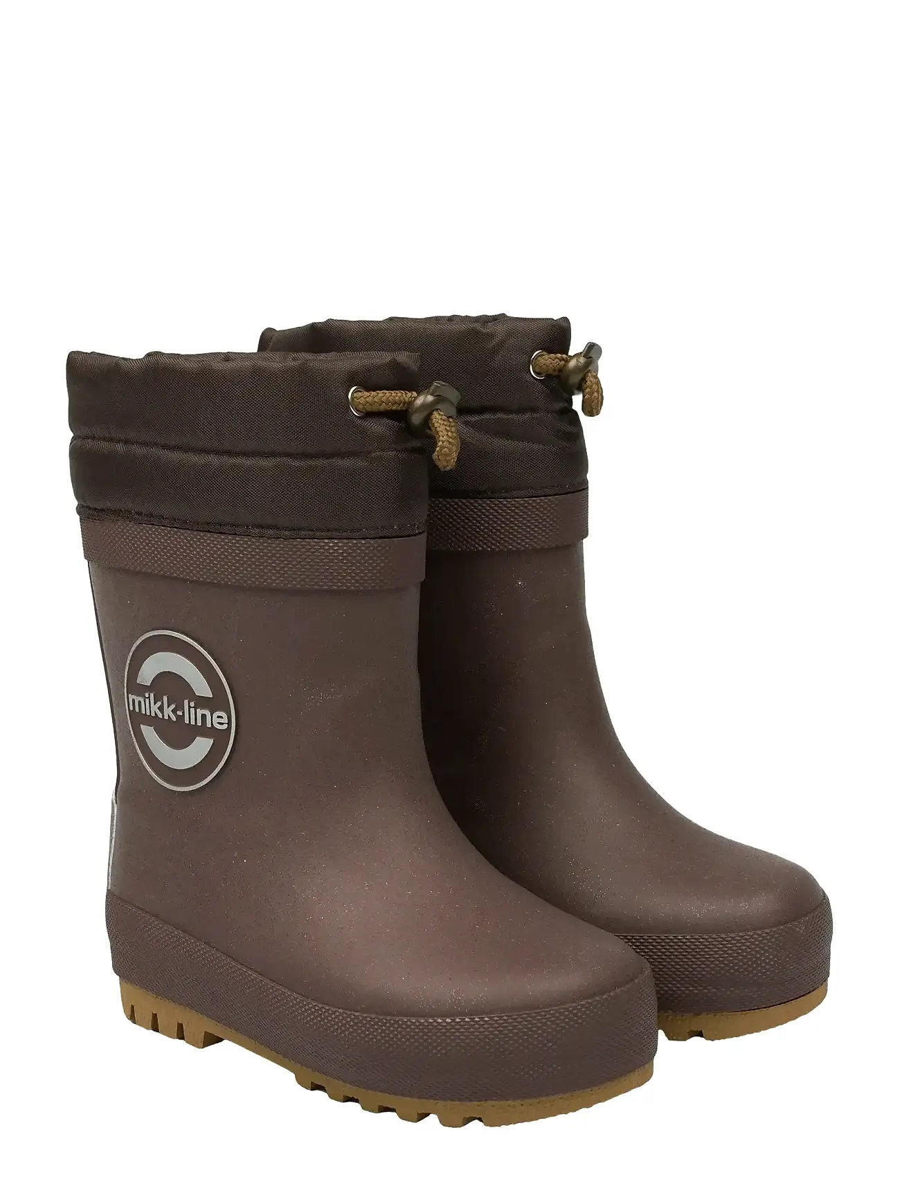 mikk-line Winter Wellies - Glitter, 25, Brown, Gummistøvler > Høje Gummistøvler, Børn