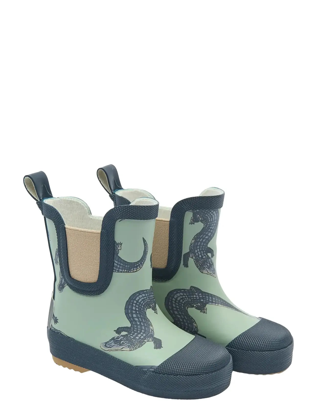 mikk-line Wellies Short Aop, 25, Green, Sko > Gummistøvler, Børn