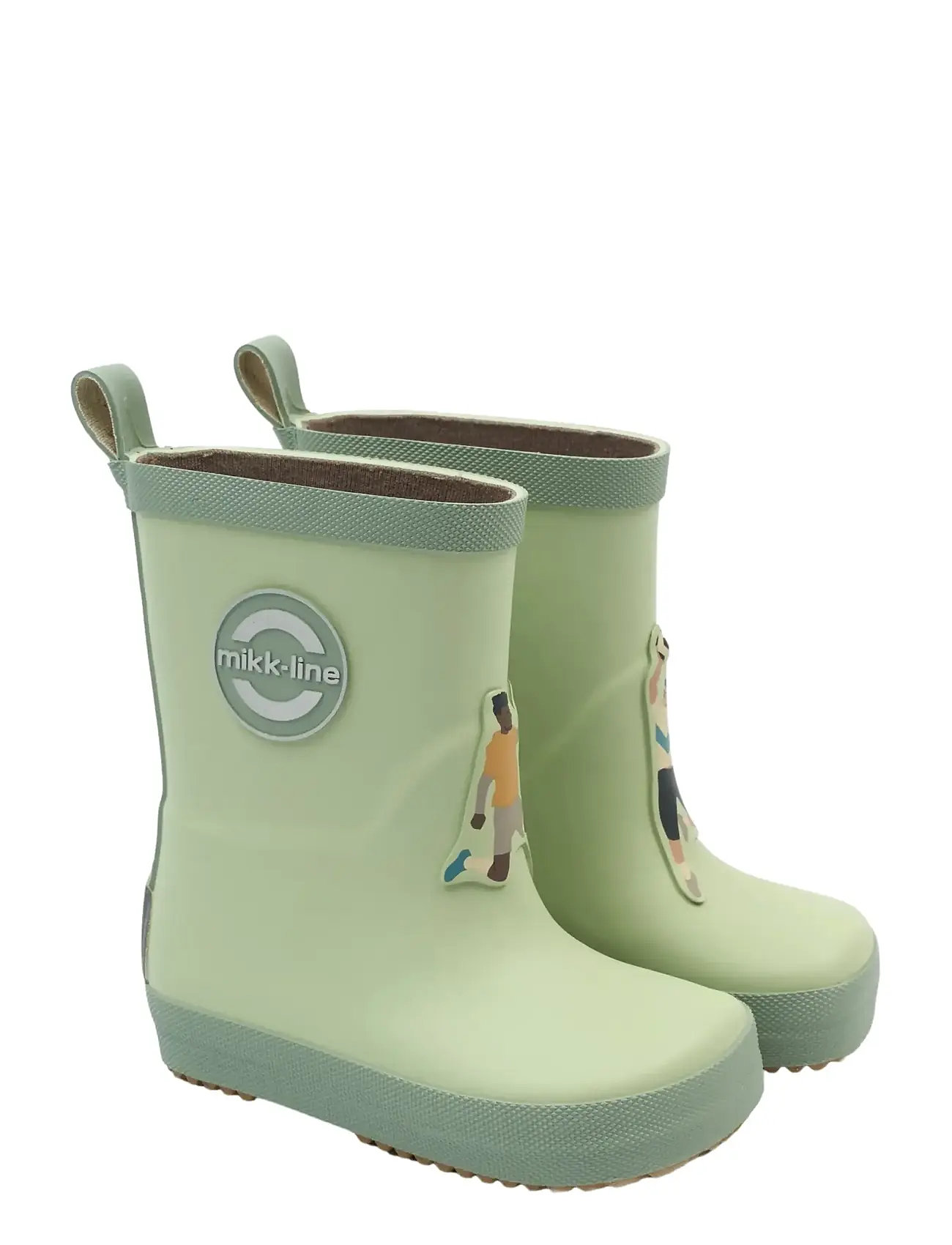 MIKK-LINE Wellies 3D Patch - Barefoot Grün - 33 - Kinder