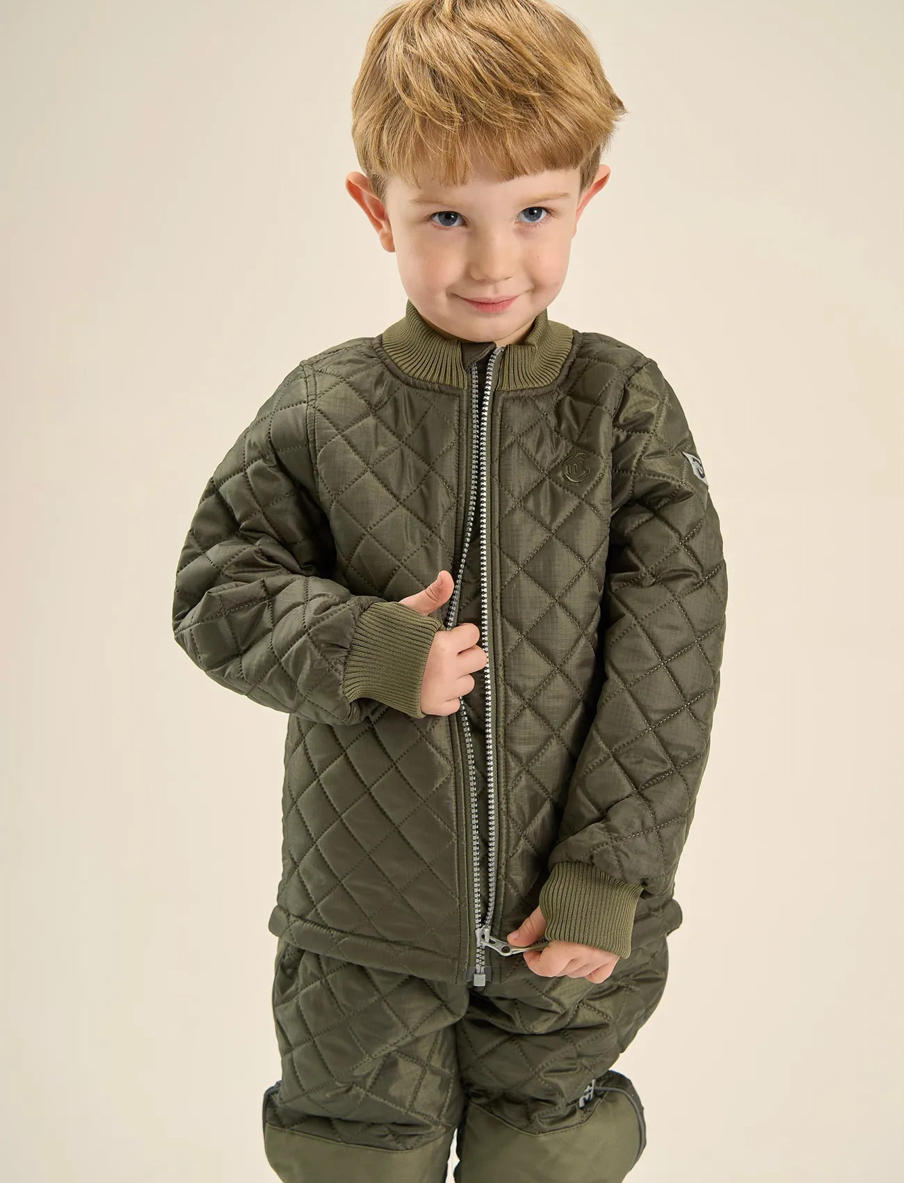 mikk-line Thermo Set, 80, Green, Termo-Yttertøj > Termo-Sæt, Børn