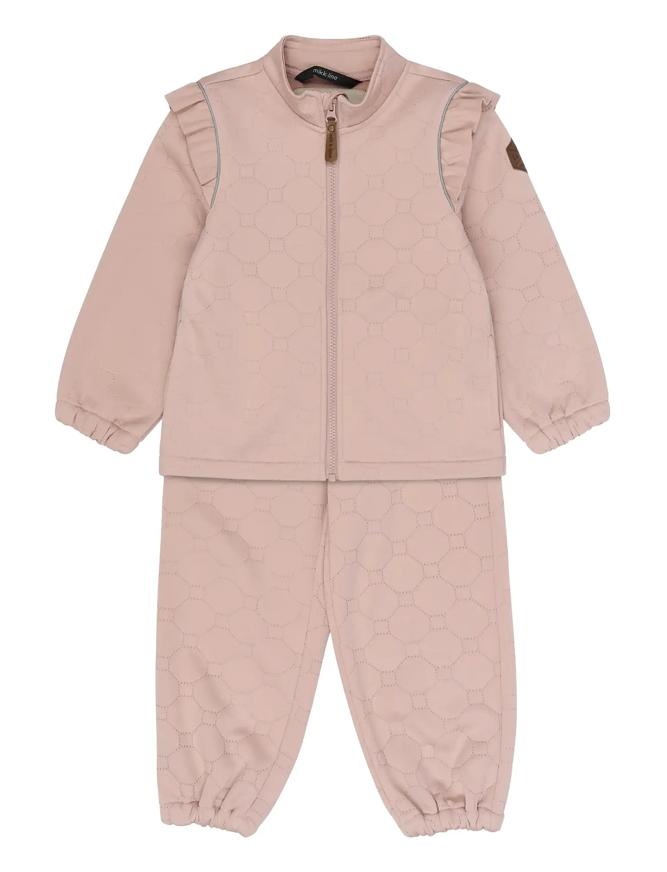 mikk-line Soft Thermal Set Warm Frill, 86, Pink, Termo-Yttertøj > Termo-Sæt, Børn