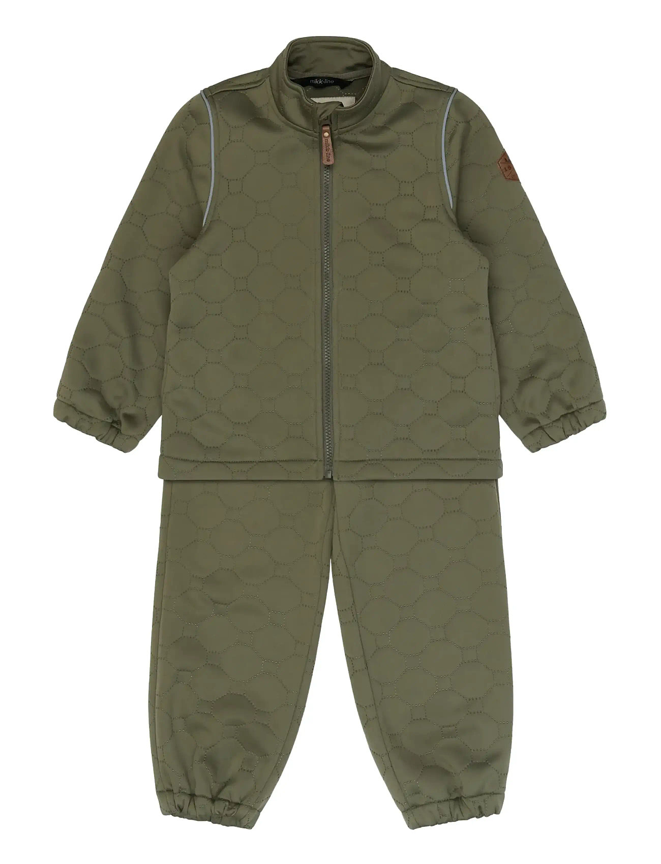 mikk-line Soft Thermal Set Warm, 92, Khaki green, Termo-Yttertøj > Termo-Sæt, Børn