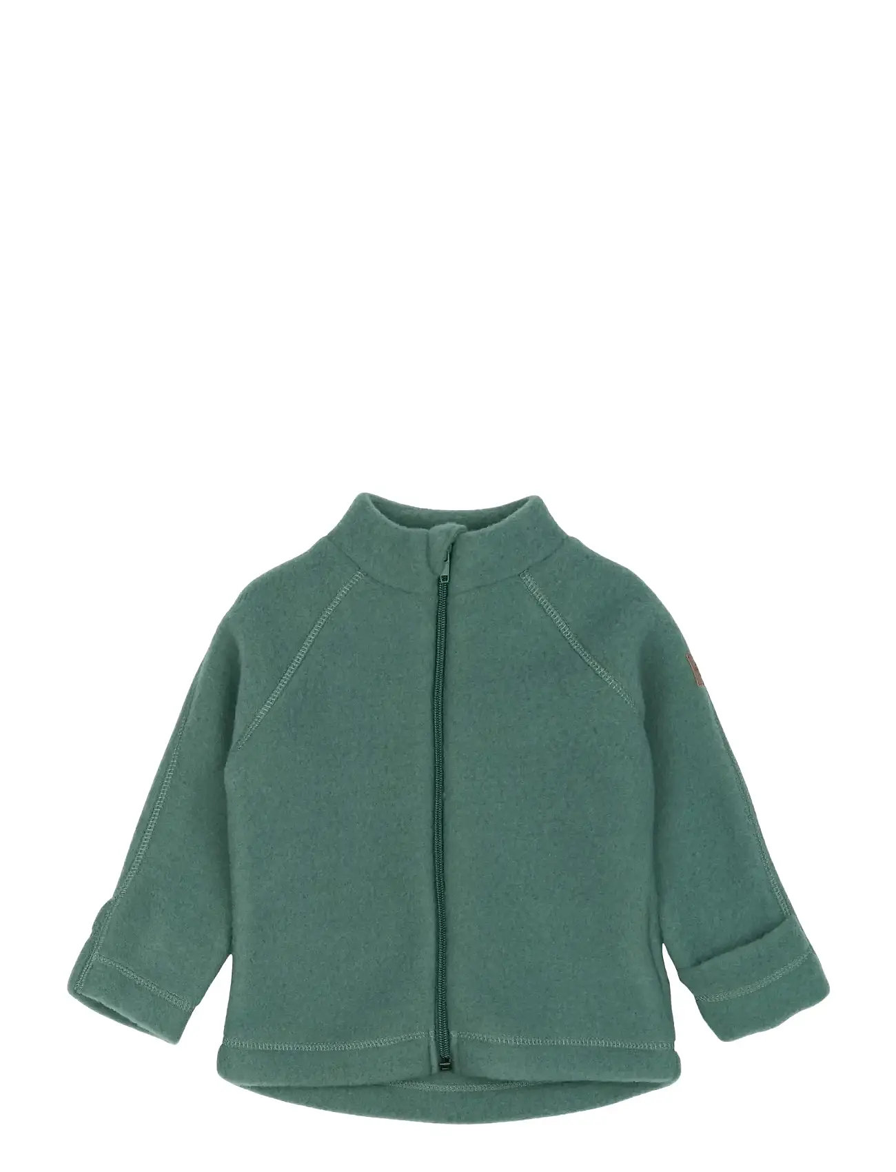 MIKK-LINE Wolle Baby Jacke Grün - 68 - Kinder