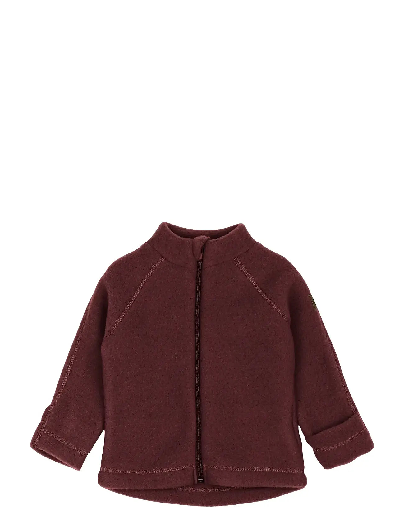MIKK-LINE Wolle Baby Jacke Burgundy - 80 - Kinder