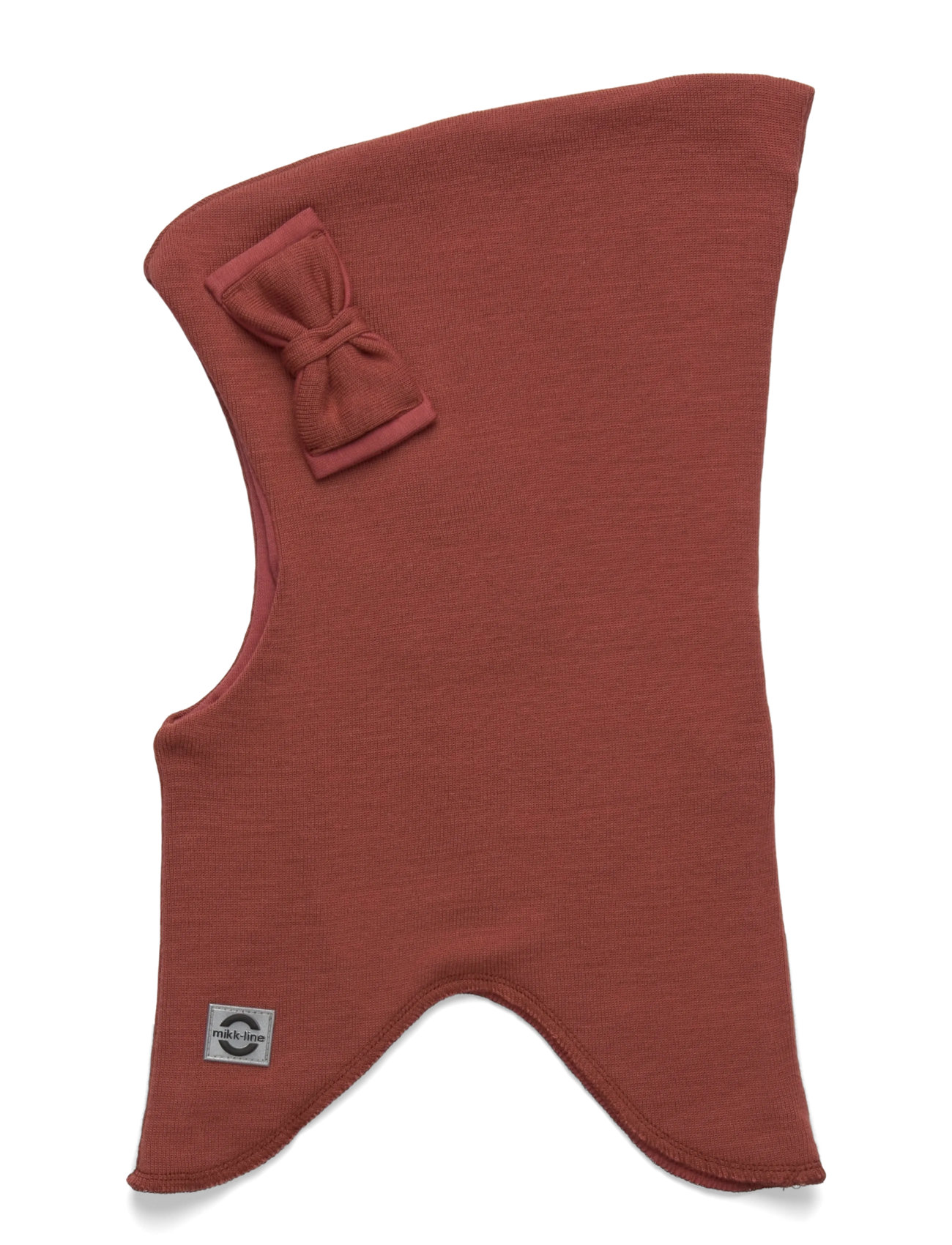 MIKK-LINE Wolle Fullface Bow W Windstop Braun - 98/104 - Kinder