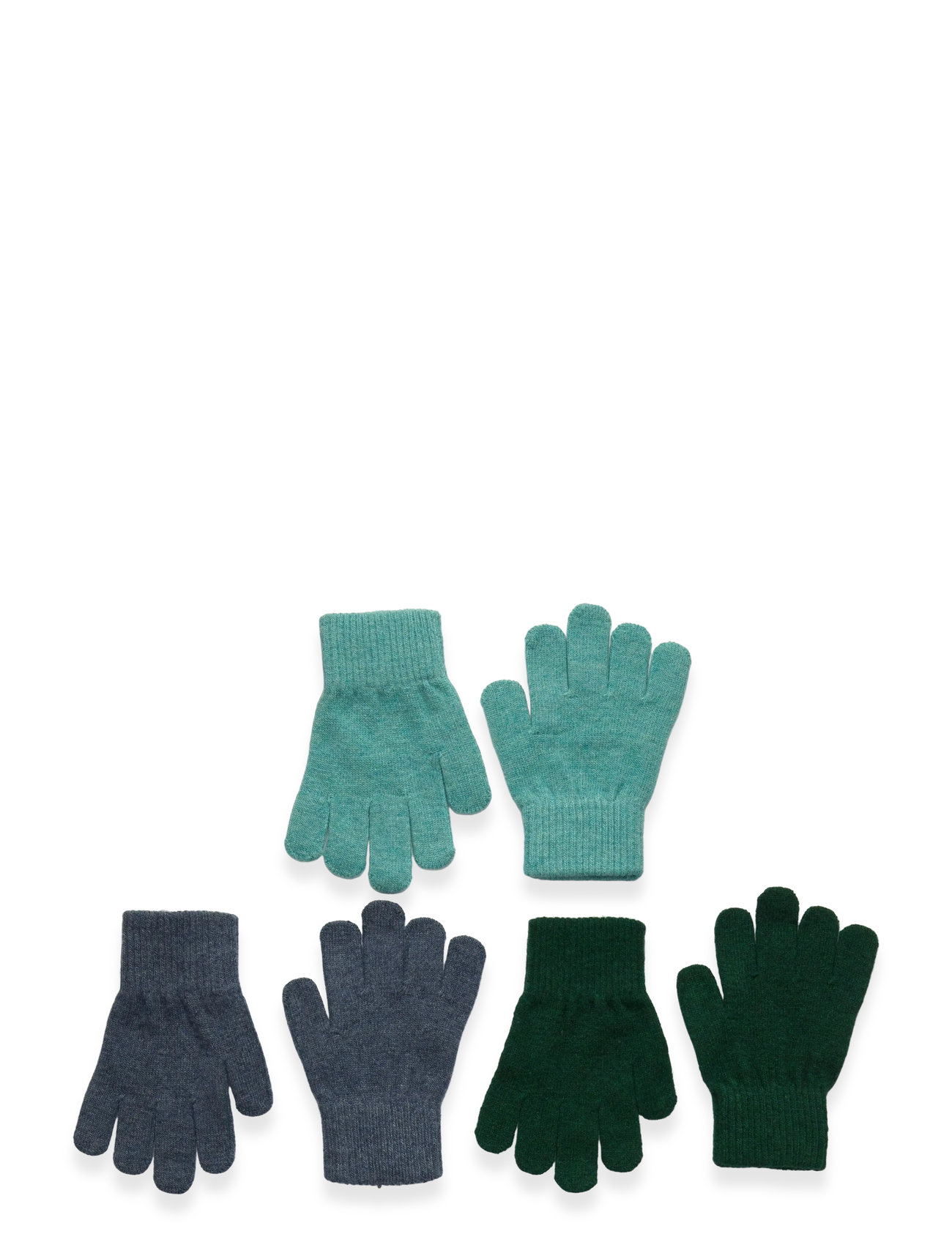MIKK-LINE Magic Handschuhe 3 Pack Navy - 4-7Y - Kinder