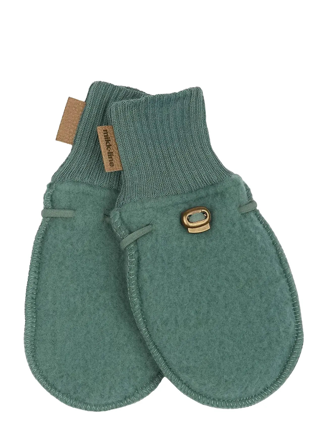 mikk-line Wool Mittens, 50/56, Green, Handsker Og Luffer > Babyhandsker, Børn