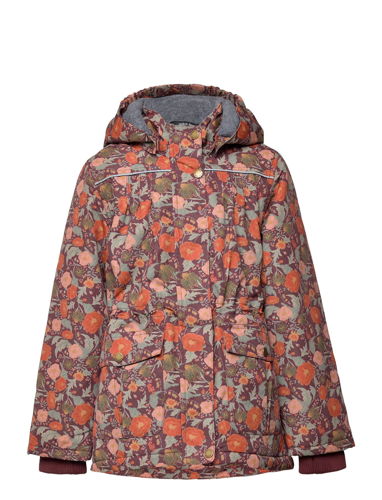 Polyester Girls Jacket - Aop Floral Patterned Mikk-line