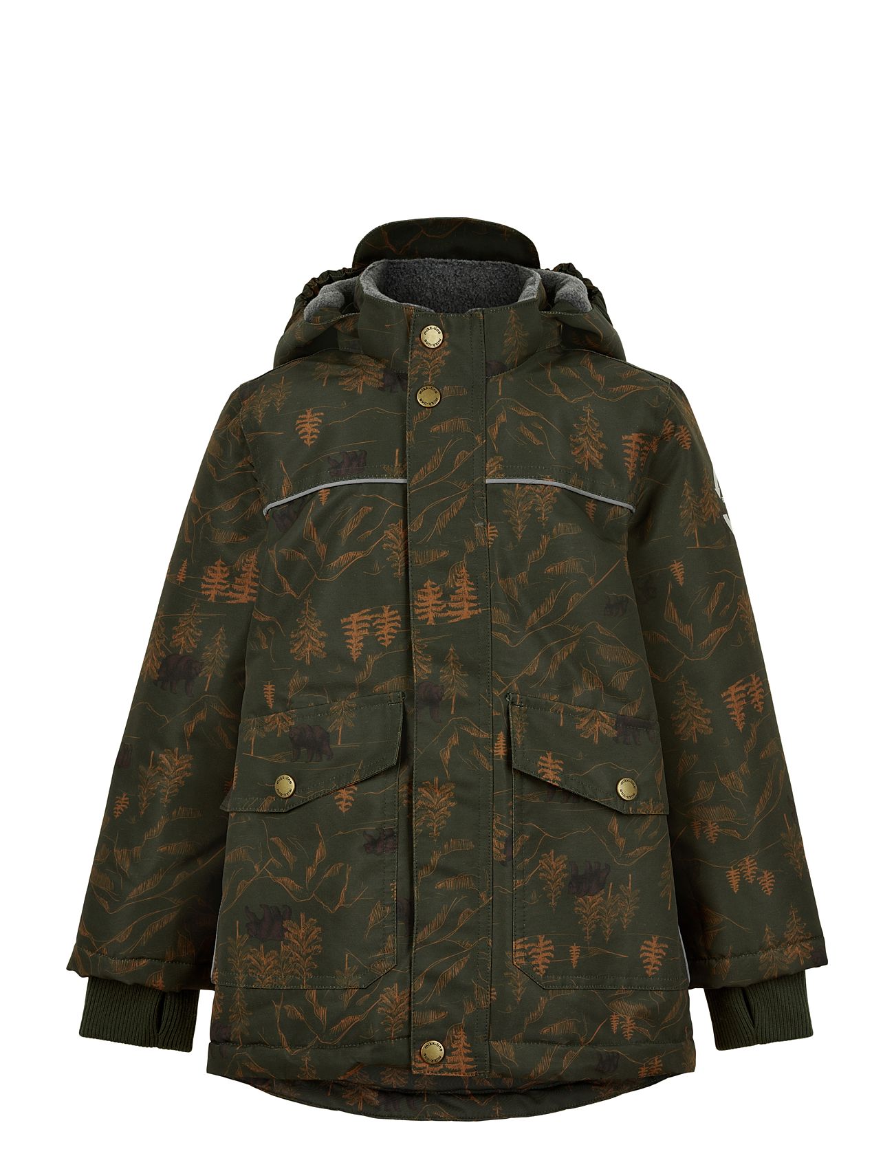 Polyester Boys Jacket - Aop Patterned Mikk-line