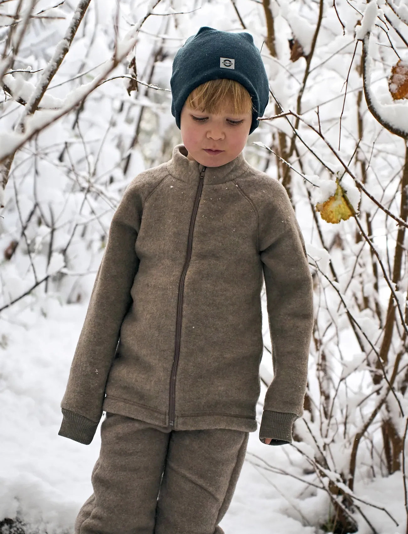 【新品未使用】baby frill wool like shirt jacket 新品未使用】baby frill wool like shirt jacket