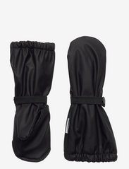 Mikk-Line - PU Rain Mittens w. Fleece Recycled - sneakersy nieprzemakalne - black - 0