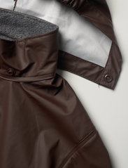 Mikk-Line - PU Rain Set w. Susp/110 - vêtements de pluie doublés - chocolate brown - 9