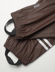 Mikk-Line - PU Rain Set w. Susp/110 - vêtements de pluie doublés - chocolate brown - 12
