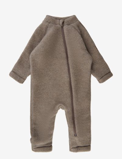 Wool Baby Suit - fleecehaalarit - melange denver