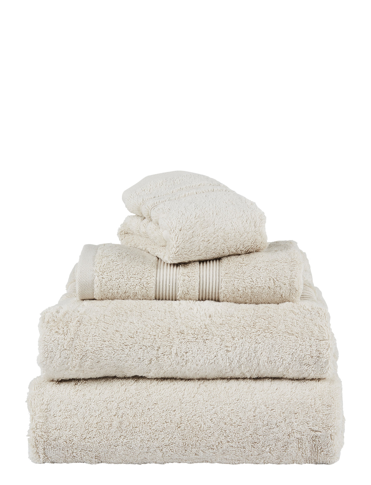 Fontana Towel Organic Home Textiles Bathroom Textiles Towels Cream Mille Notti