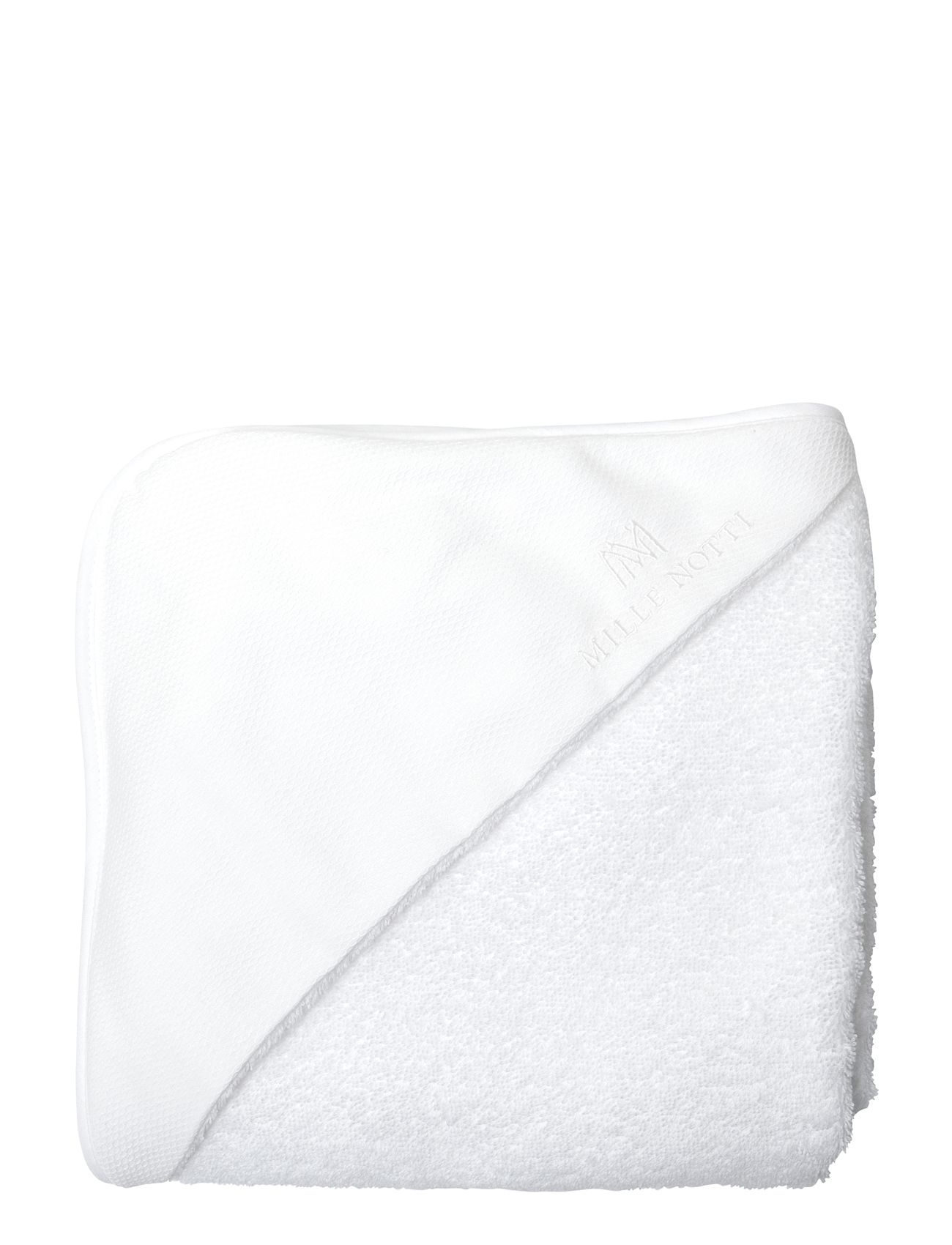 Albergo Baby Towel With Hoodie Home Bath Time Towels & Cloths Towels White Mille Notti