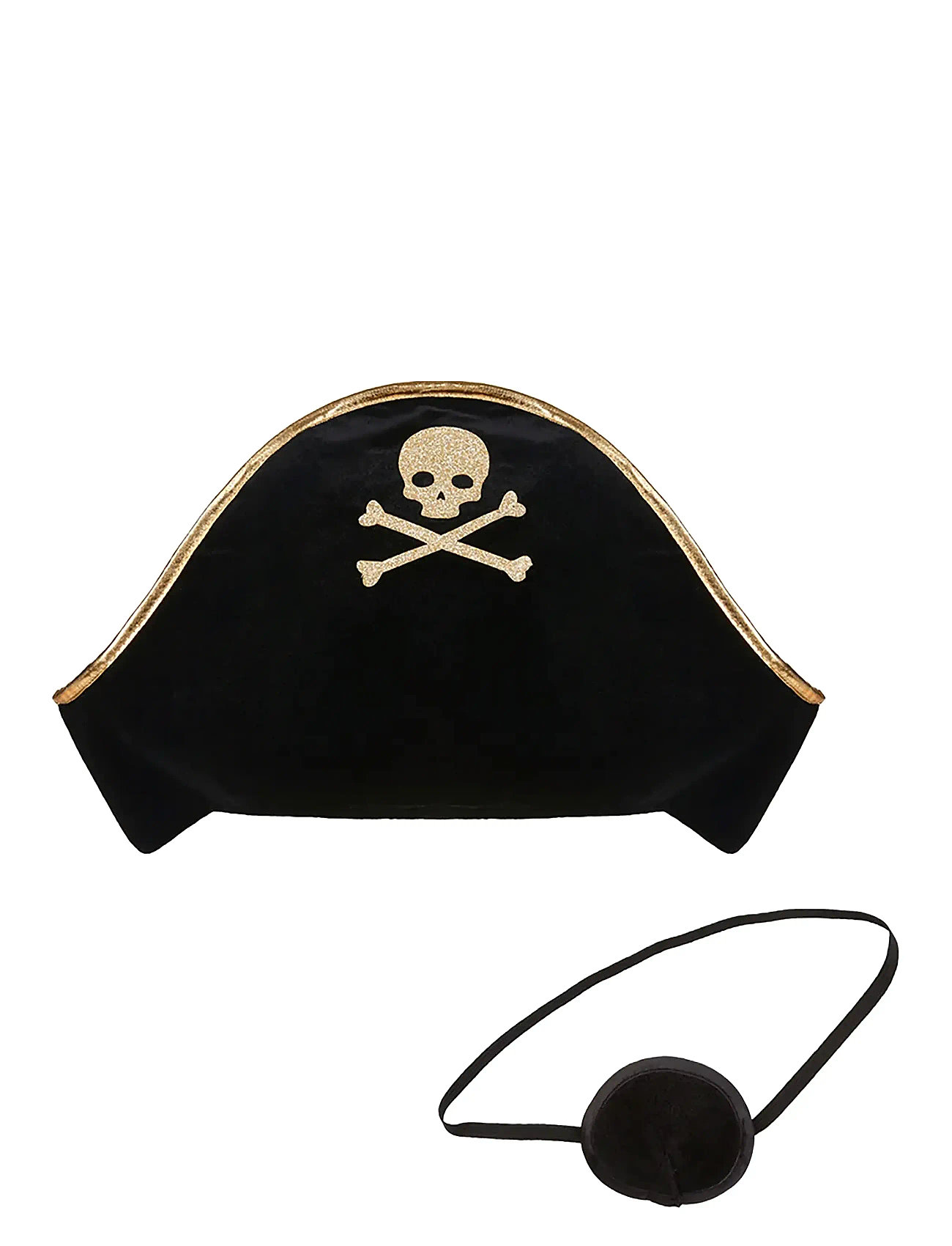 Pirate Hat And Eye Pad Toys Costumes & Accessories Character Costumes Black Mimi & Lula
