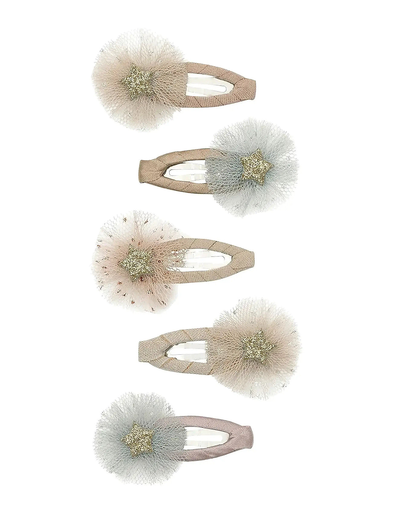 MIMI & LULA 5 Clic Clacs - Mini Tulle Enchanted Gold - One Size - Kinder