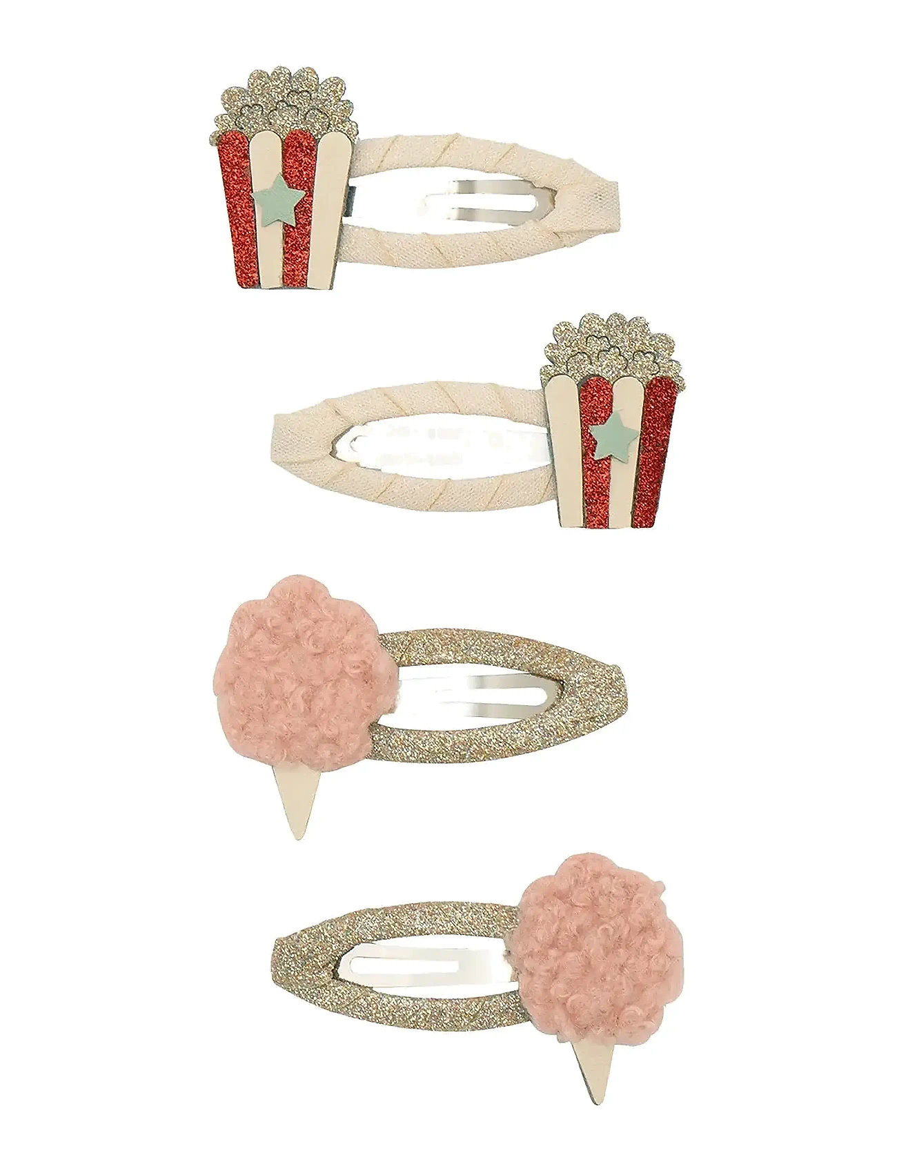 MIMI & LULA 4 Clic Clacs - Popcorn Circus Pink - One Size - Kinder
